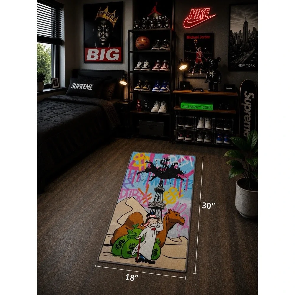 Monopoly Oil Man Accent Rug!